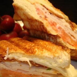 Turkey Club Panini (Sandwich) recipe