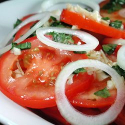 Insanely Easy Tomato Salad recipe