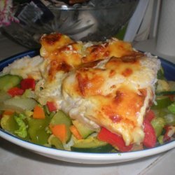 Cheesy Baked Fillet of Fish Casserole recipe