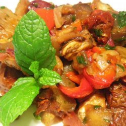 Moroccan Eggplant (Aubergine) Salad recipe