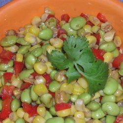 Edamame (Soybean) & Corn Salad recipe