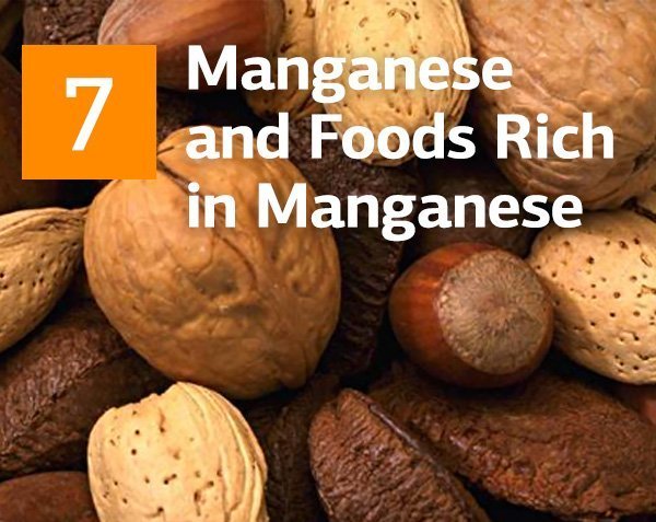 Manganese and Foods Rich in Manganese