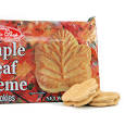 maple leaf cream cookies