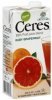 Ceres 100% fruit juice blend ruby grapefruit Calories