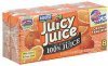 Juicy Juice 100% juice orange tangerine Calories