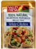 Valley Fresh 100% natural white chicken Calories