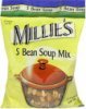 Millie's 5 bean soup mix Calories
