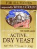 Hodgson Mill active dry yeast Calories