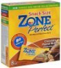 Zone Perfect all-natural nutrition bars chocolate peanut butter, snack size Calories