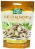 Fresh Gourmet almonds sliced, honey roasted Calories