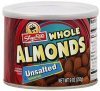 ShopRite almonds whole, unsalted Calories