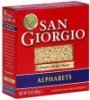 San Giorgio alphabets Calories