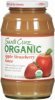 Santa Cruz Organic apple strawberry sauce Calories