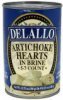 Delallo artichoke hearts in brine Calories