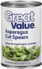 Great Value asparagus cut spears Calories