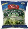 Fresh express baby butter and crisp tango lettuces sweet tender greens Calories