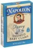 Napoleon baby clams smoked, fancy Calories