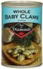 Ace of Diamonds baby clams whole, in brine Calories