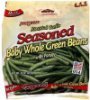 Pictsweet baby whole green beans roasted garlic seasoned Calories