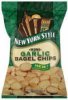 New York Style bagel chips garlic mini Calories