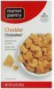 Market Pantry baked snack crackers cheddar chickadees Calories