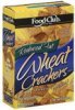Food Club baked snack crackers wheat, reduced fat Calories
