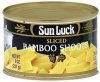 Sun Luck bamboo shoots sliced Calories