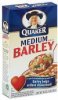 Quaker barley medium pearled Calories