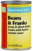 Guaranteed Value beans & franks Calories