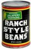 Ranch Style beans with sliced jalapeno peppers Calories