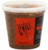 The Manhattan Chili Co. beef chili with beans, chain gang, hot hot Calories