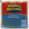 Hebrew National beef franks reduced fat Calories