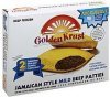 Golden Krust beef patties jamaican style, mild Calories