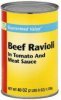 Guaranteed Value beef ravioli Calories