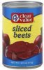 Clear Value beets sliced Calories