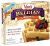 Vans belgian waffles original Calories