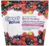 Great Value berry medley no sugar added Calories