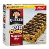 Quaker big chewy granola bar chocolate chip Calories