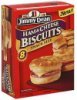 Jimmy Dean biscuits ham & cheese, snack size Calories