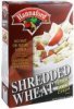 Hannaford bite size cereal shredded wheat Calories