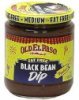 Old El Paso black bean dip, fat free, medium Calories