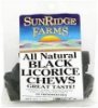 Sunridge Farms black licorice chews Calories