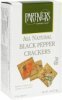 Partners black pepper crackers all natural Calories