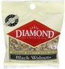 Diamond of California black walnuts shelled Calories