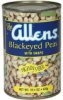 Allens blackeyed peas with snaps Calories
