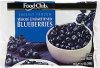 Food Club blueberries whole unsweetened Calories
