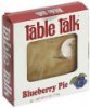 Table Talk blueberry pie Calories