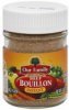 Our Family bouillon instant, beef Calories