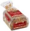 Oroweat bread 12 grain Calories