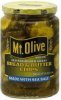 Mt. Olive bread & butter chips old-fashioned sweet, fresh pack Calories